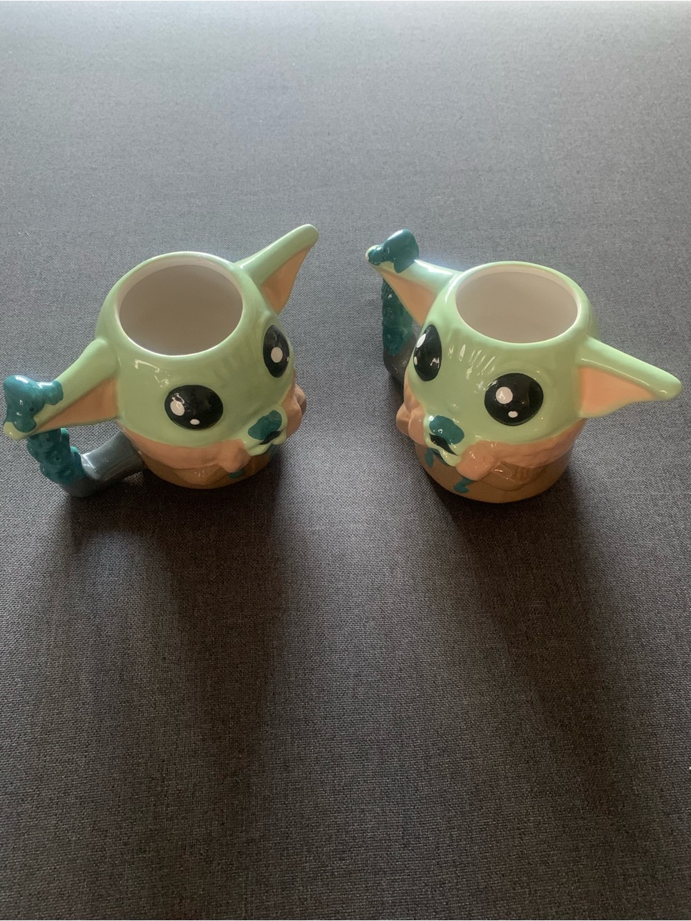Star Wars Mandalorian Set Of The Child Baby Yoda Coffee Cup Mugs Zak Designs NWT